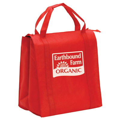 Insulated Non-Woven Grocery Tote - Closeout