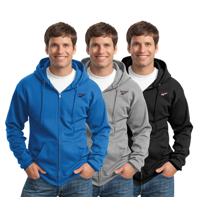 Port&Company Zip Hooded Sweatshirt