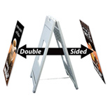 Promotional Tradeshows - Sidewalk Messenger Double-Sided Graphics Kit