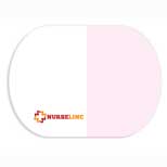 18127 - Bic® Adhesive Die Cut Notepads (Oval)