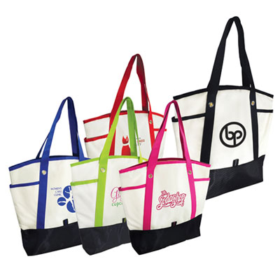 Color Stripe Tote Bag
