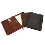 Promotional Canyon Meeting Folder - Oregon Canyon Zip-Around Meeting Folder W/Pen