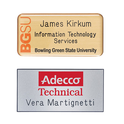Hollywood Name Badge 1 1/2