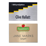 Personalized Engraved Name Badges - Hollywood Name Badge 2" x 3" Plastic