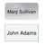 Customized Plastic Engraved Name Badges - Los Angeles Badge 1 1/2 " x 3" Plastic