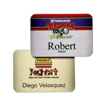 Personalized Metal Name Badges - Savannah Badge 2" x 3" Metal