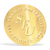 Customized Embossed Seals - Gold 1 ½ Embossed Seal