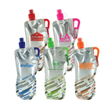 Custom Flat Water Bottle - 30oz. Lazer Flat Bottle