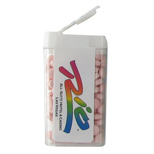 Custom Sugar Free Mints - Large Rectangular Flip Top Mint Dispenser