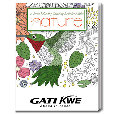 Stress Relieving Coloring Book for Adults - Nature