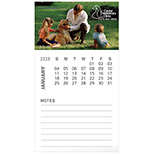 9920 - Business Card Magnet with Calendar