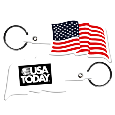 Flexible Key Tags (USA Flag)