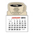 Custom Magnet Calendar - Promotional Stick-Up 2013 Calendars (Coffee Cup)