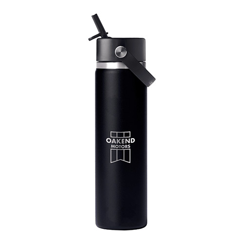 24 oz. Hydro Flask® Wide Mouth Bottle with Flex Straw Cap