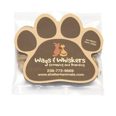 Cat Treats in Bag with Paw Magnet