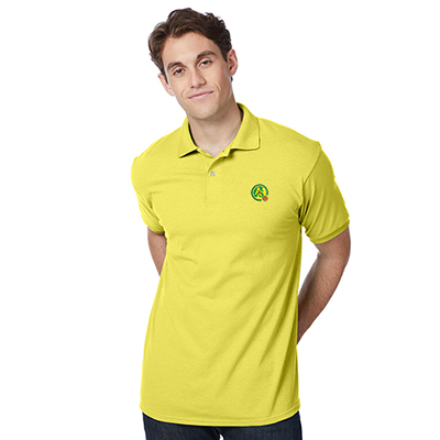 Hanes Adult EcoSmart® Jersey Knit Polo