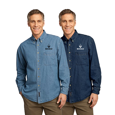 16644 - Port & Company® - Long Sleeve Value Denim Shirt