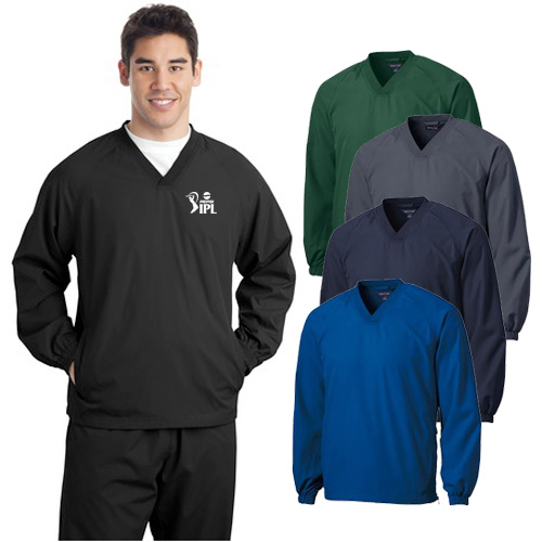 16696 - Sport-Tek® V-Neck Raglan Wind Shirt