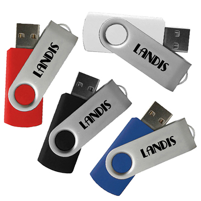 17155 - Matrix Swivel USB Drive  4GB