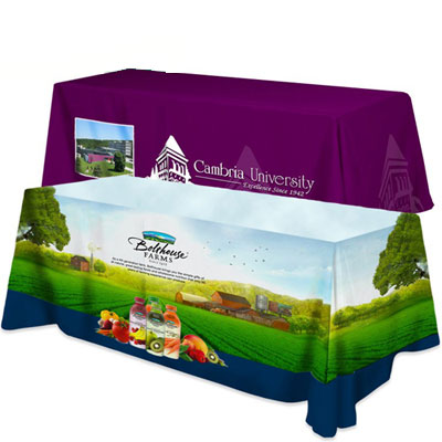 18763 - 8 ft. Flat Three Sided Table Cover