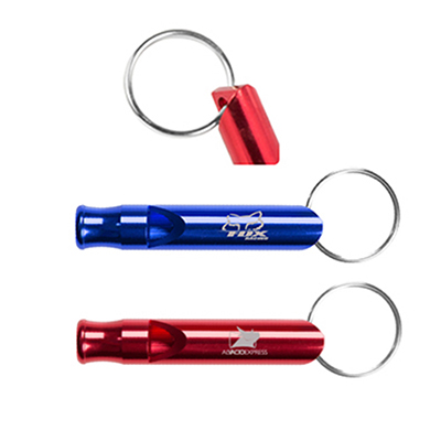 20971 - Aluminum Whistle Key Chain