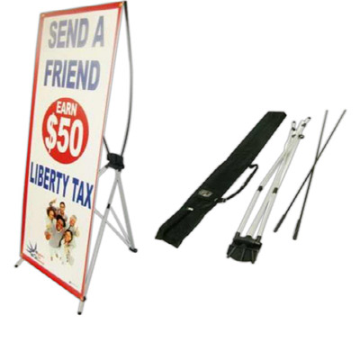21598 - X-Banner Stand With Customized Banner