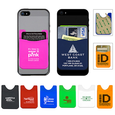 21709 - Silicone Cell Phone Wallet