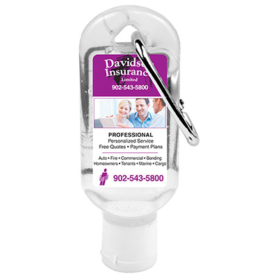 21906 - 1 oz. Hand Sanitizer with Carabiner