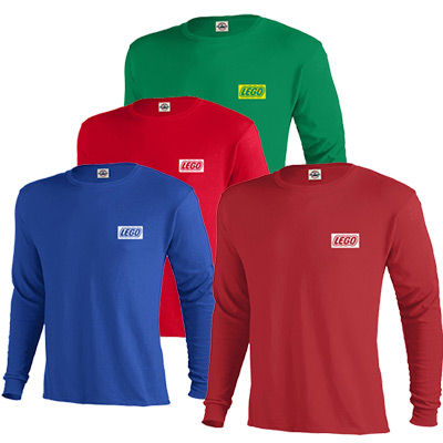 23180 - 5.2 oz. Pro Weight Long Sleeve Tee (colors)