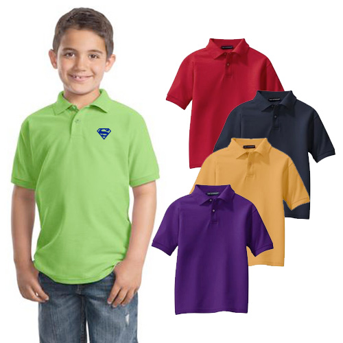 23426 - Port Authority® Youth Silk Touch™ Polo