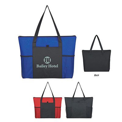 24671 - Voyager Zippered Tote Bag