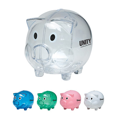 24726 - Plastic Piggy Bank