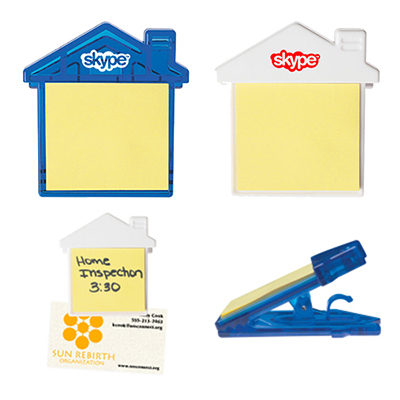 24783 - House Clip With Sticky Notes