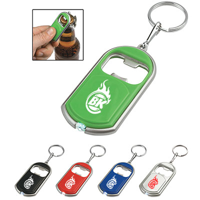 24949 - Bottle Opener Key Chain With LED Light