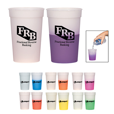 25013 - 17 oz. Color Changing Stadium Cup