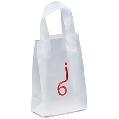 25135 - Pluto Frosted Shopper Plastic Bag