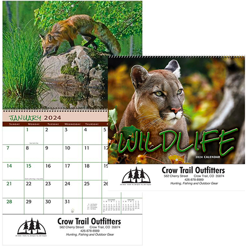 26278 - Wildlife Wall Calendar - Spiral