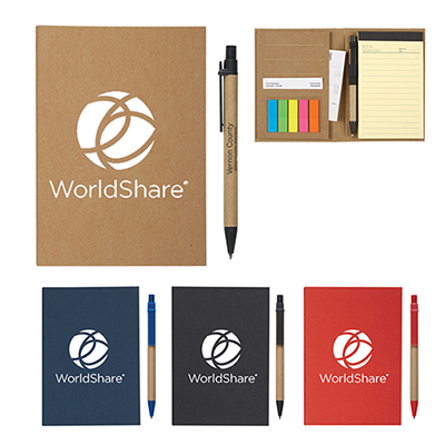 26901 - MeetingMate Notebook with Pen & Sticky Flags