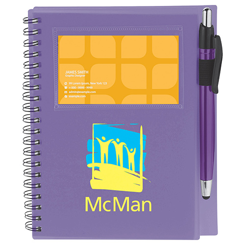 27042 - Star Spiral Notebook with Pen-Stylus