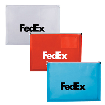 27447 - Zip Closure Envelope with Business Card Slot