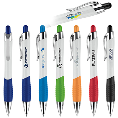 28382 - 2-Tone Color Curvaceous Ballpoint Pen