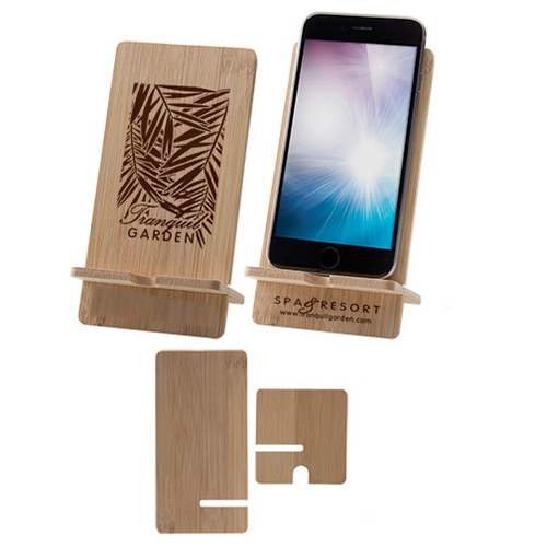 28575 - Bamboo Wood Cell Phone Stand