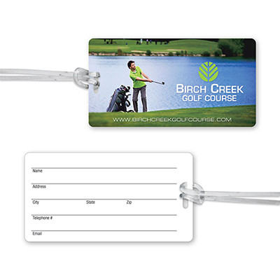 28781 - Luggage Tag with Clear Strap