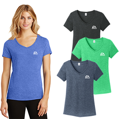 28902 - District ® Women’s Perfect Tri ® V-Neck Tee (Color)