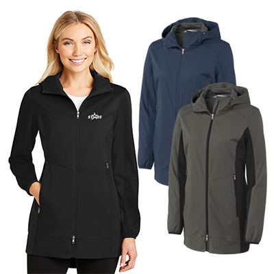 28983 - Port Authority® Ladies Active Hooded Soft Shell Jacket
