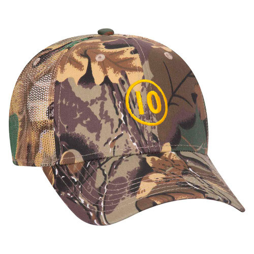 30055 - Camouflage Low Profile Mesh Back Trucker Hat