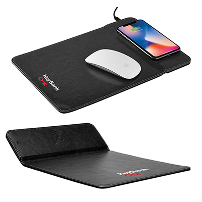 31218 - Wireless Charging Mousepad with Phone Stand