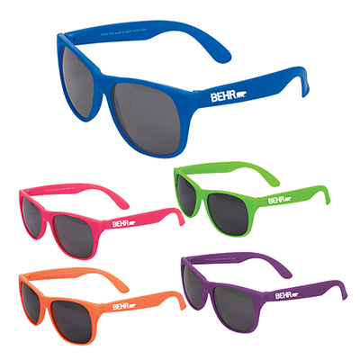 32662 - Single-Tone Matte Sunglasses