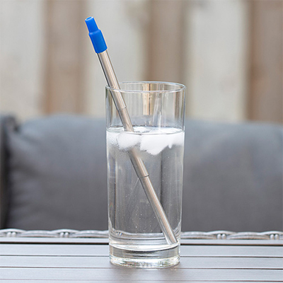 32743 - 8" Eco-Collapsible Stainless Straw