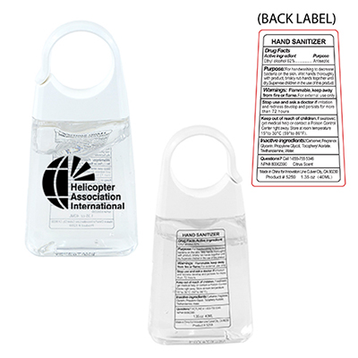33030 - Couture 1.35 oz. Hand Sanitizer Antibacterial Gel in Clip Cap Bottle